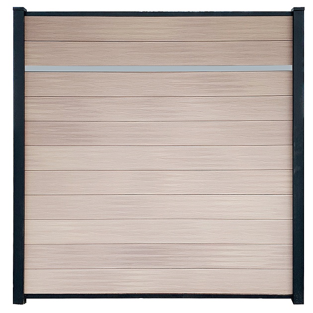 NeoFence incl. 1 decolijst Alu 180x183 cm Beachwood