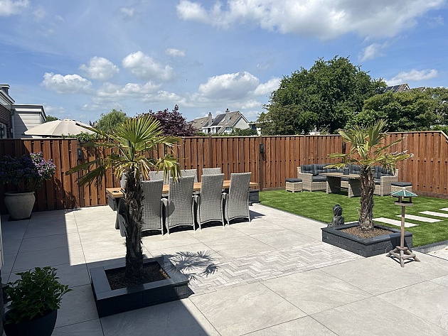 Restpartij Almere ca.7.29m2 Geoceramica 90x90x4 cm Slate Design Greige