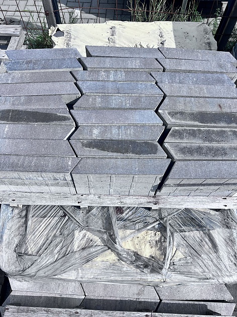 Restpartij Almere ca.20m2 Romano Punto 40x8x8cm Grigio