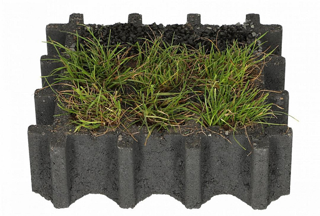 Aqua Draintegel 30x30x8 cm Nero