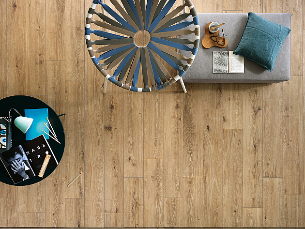 GeoCeramica 30x120x4 cm Natuurlijk Eiken