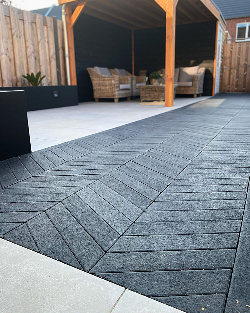 Romano Punto 40x8x8 cm Nero