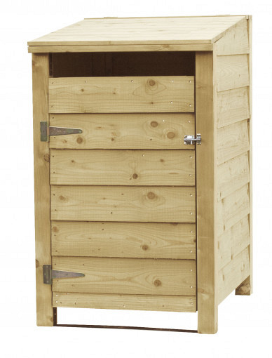 Containerkast enkel 129x79,5x89 cm vurenhout