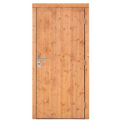 JWOODS Red Wood Enkele Dichte deur incl. beslag 100x205 cm, Rechtsdraaiend