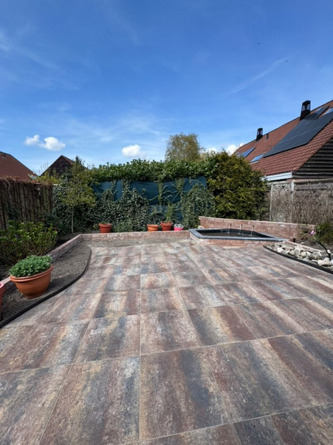 Budget Terrastegel 60x60x4 cm Omber