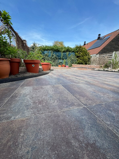 Budget Terrastegel 60x60x4 cm Omber