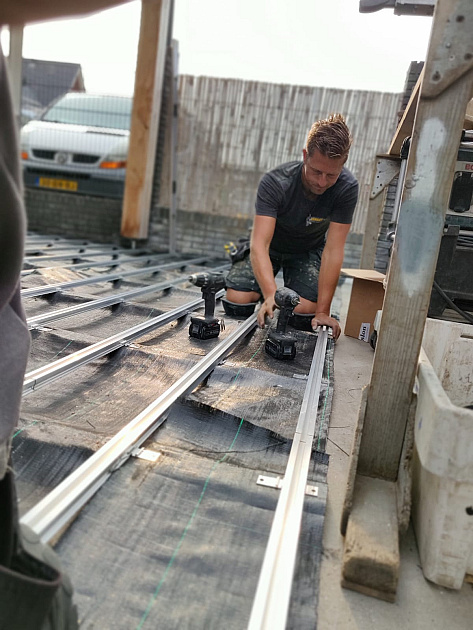 TOS Aluminium Onderregel 3,5x2,5x400 cm