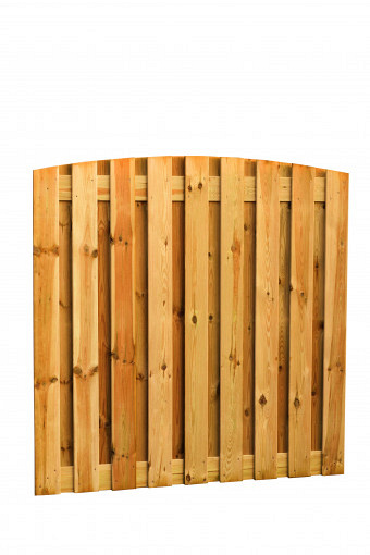 Grenen Tuinscherm 19-planks 180x180 cm, toog verticaal