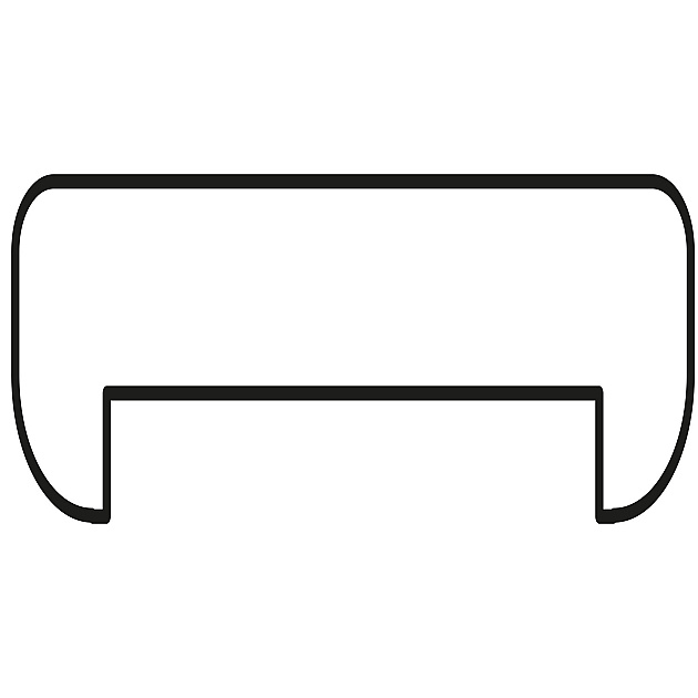 Afdeklat met sponning (5,2 cm) geschaafd vuren 1,9x7x181,5 cm