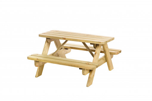 Junior picknicktafel Björn, 4-persoons, bladmaat 90 x 38,5 cm.
