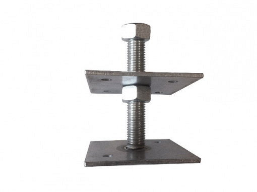 Verstelbare paalvoethouder