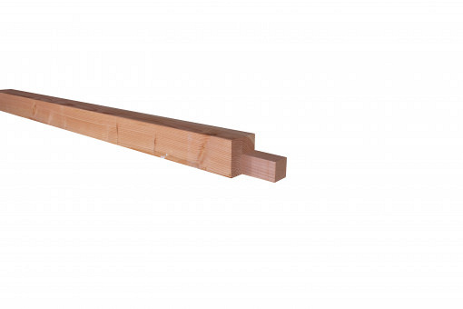 Douglas fijnbezaagde hoekpaal 15 x 15 x 240 cm.