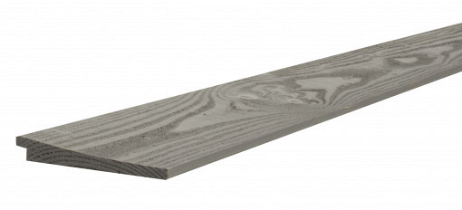 Douglas Zweeds Rabat Plank, 1,1-2,7 x 19,3 x 500 cm., grijs gespoten