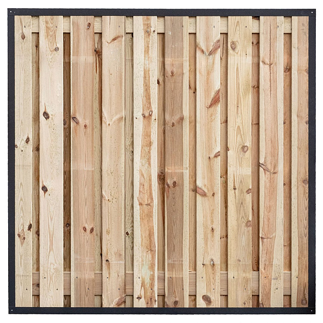 Luxe stalen kader t.b.v. tuinscherm