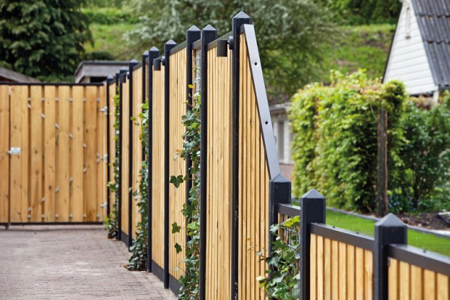 Verzinkt U-profiel zwart