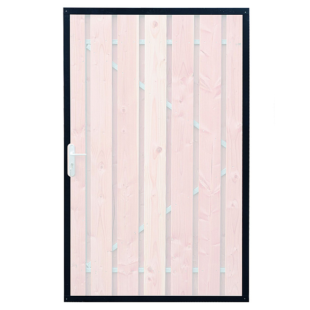 Luxe stalen kader t.b.v. tuindeur 120, 130 en 140 cm.