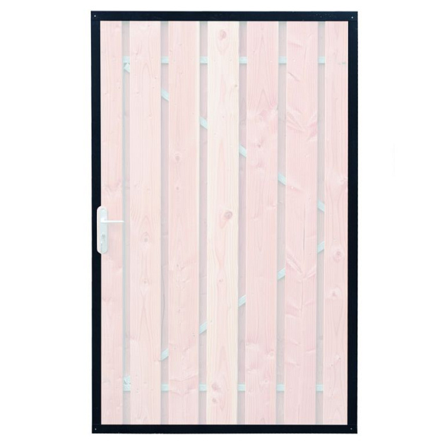 Luxe stalen kader t.b.v. tuindeur 120, 130 en 140 cm.