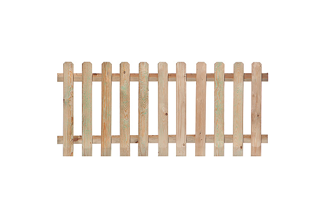 Tuinhek recht geïmpregneerd geschaafd grenen 180x80 cm