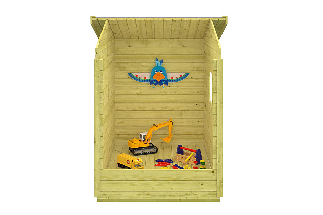 Speelhuisje Pippi 140x100x150 cm geïmpregneerd, geschaafd grenen