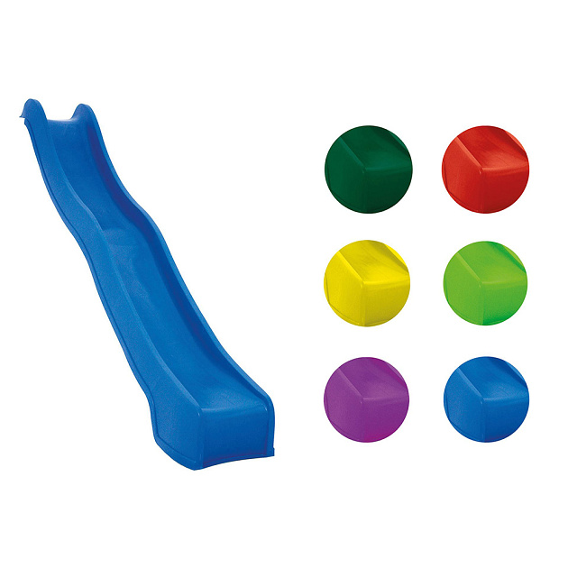 Kunststof glijbaan violet 300 cm, geschikt voor platformhoogtes tussen de 130-160 cm