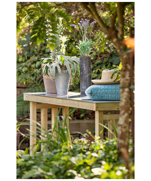 Werkbank XXL 180x50x80 cm geïmpregneerd, geschaafd vuren