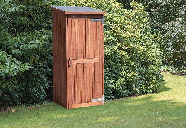 Tuinkast Santiago 80x65x185 cm onbehandeld, geschaafd hardhout