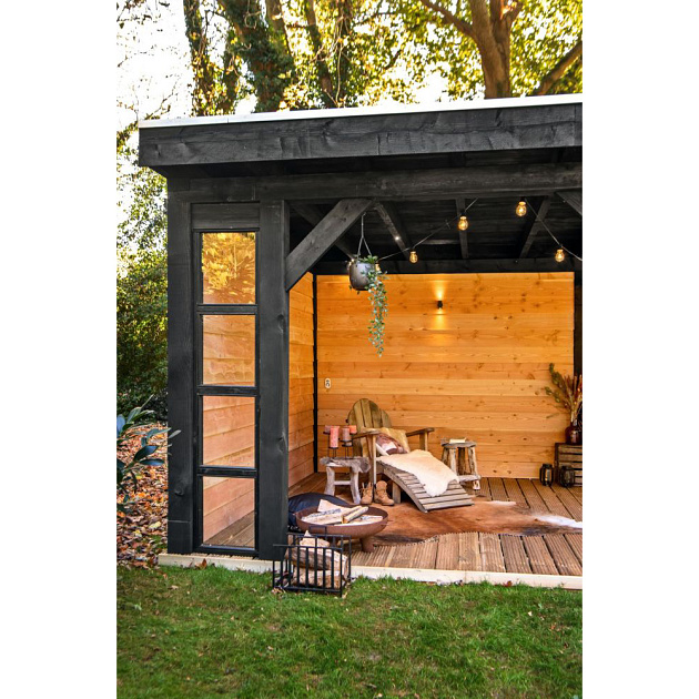 Stoel Relax geolied hardhout 75x89x93 cm