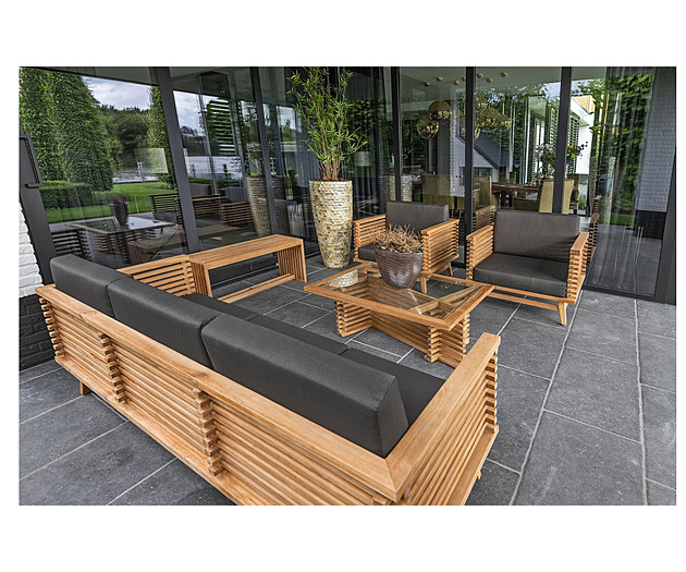 Riverside bijzet bankje 110x35x45,5 cm teak