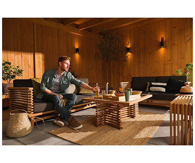 Riverside bijzet bankje 110x35x45,5 cm teak