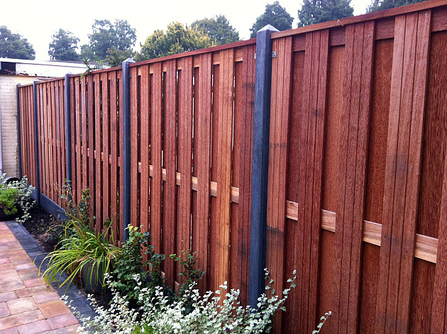 Restpartij Schagen: 6 stuks Beton Lichtgewicht Tussenpaal 8,5x8,5x280 cm Antraciet