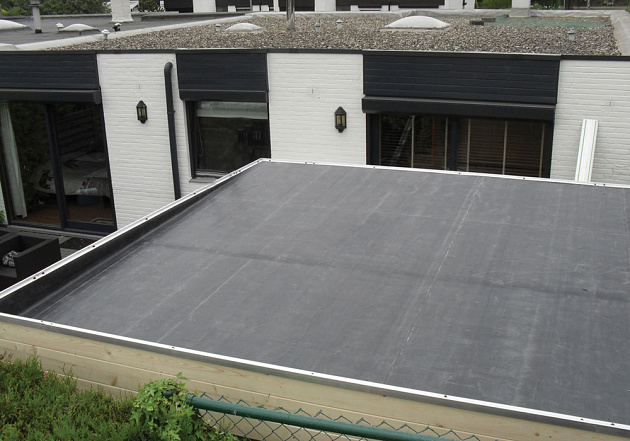 EPDM dakbedekking folie + toebehoren tbv 700x370cm modellen