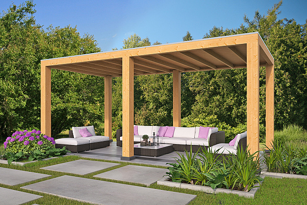 JWOODS Buitenverblijf XL Modern 600x314 cm