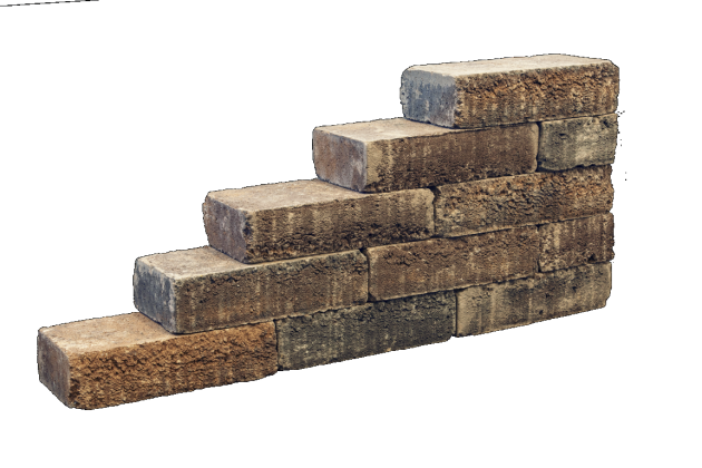 Pilestone Line 40x15x10 cm Walnut