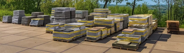Restpartij Schagen: 8,1m2 Triagres 90x90x3 cm Craft Dark Grey