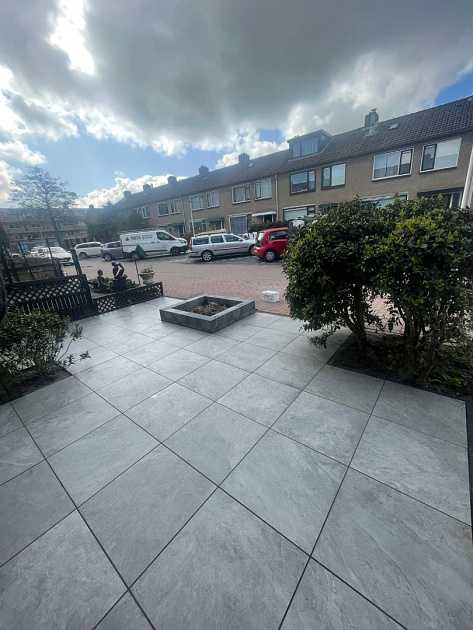 33644 actietegel keramiek op beton 60x60x4 cm slate design grey 560076