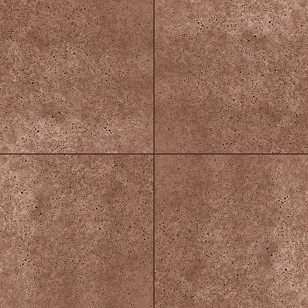 ArtiStone Tegel zonder facet 50x50x5 cm Roodbruin*