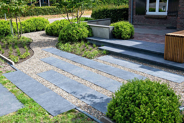 ArtiStone Tegel zonder facet gewapend 40x80x5 cm Carbon