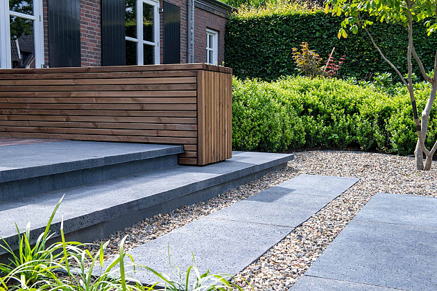 ArtiStone Tegel zonder facet gewapend 40x80x5 cm Carbon