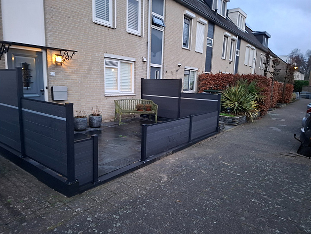 NeoFence Schuttingplank 2x16,6x183 cm Smoke