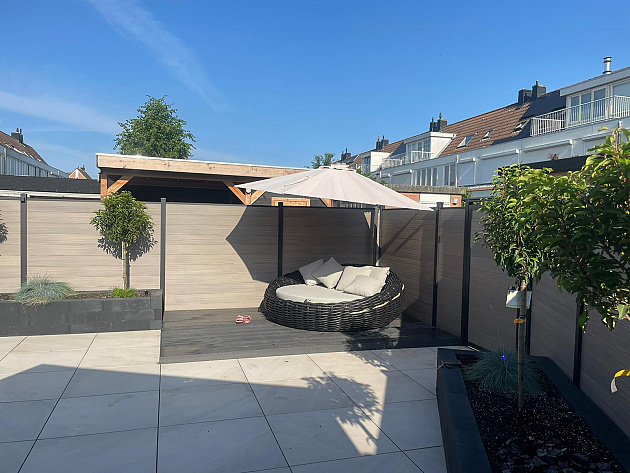 33844 neofence 180x180 cm oak 294633