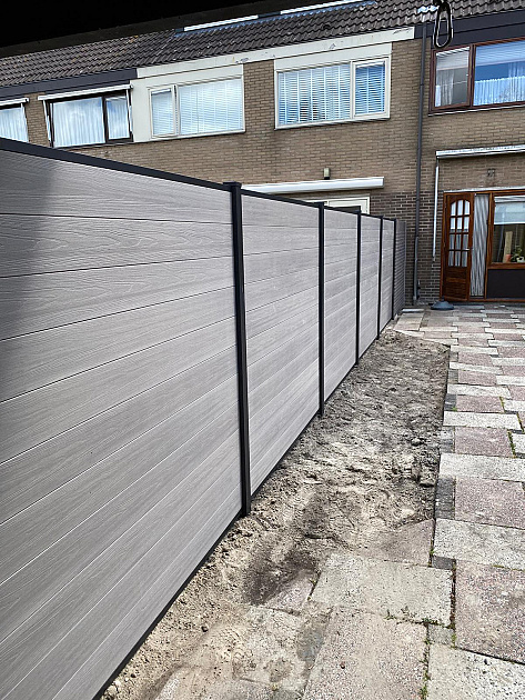 33844 neofence tuinscherm 180x180 cm oak 260342