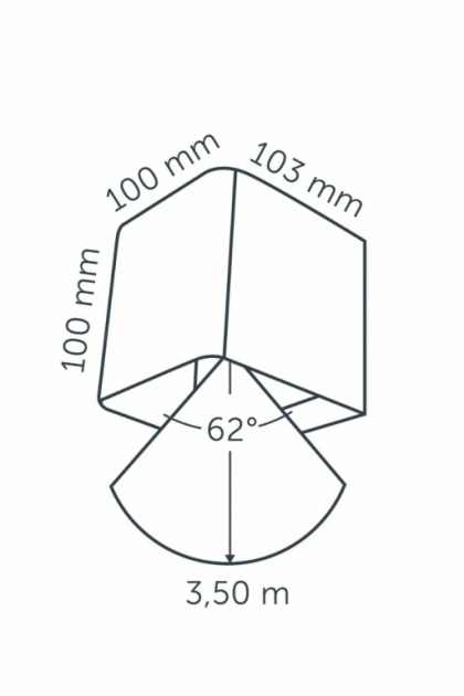 Ace Down 100-230V Corten