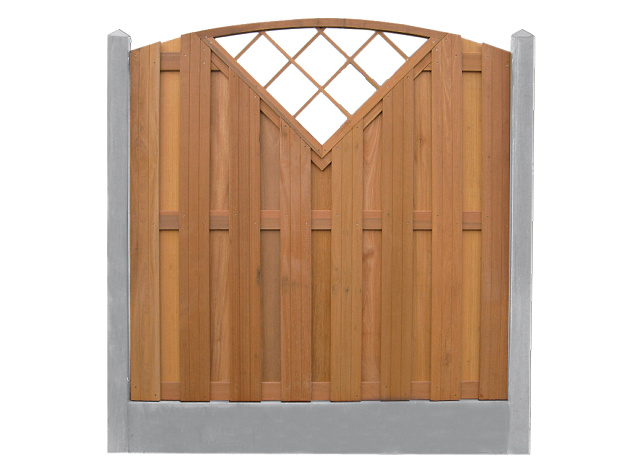 Beton Korte Tussenpaal 10x10x180 cm, Grijs tbv Scherm 90