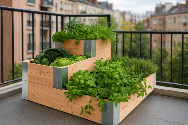Moestuintafel 85x60x82 cm geïmpregneerd, geschaafd grenen