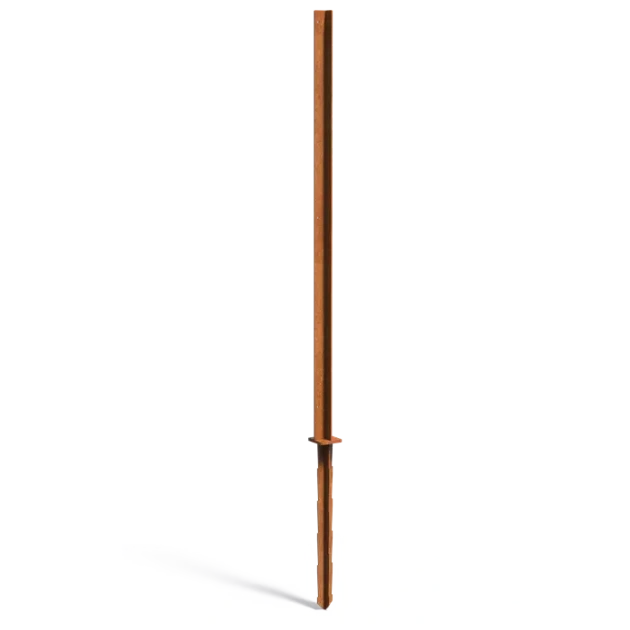 Paneelstaander Cortenstaal 115x115x2700mm (dikte6mm)