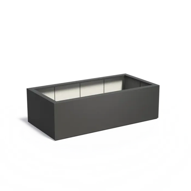 Plantenbak Carrez met bodem polyester 200x100x60 cm