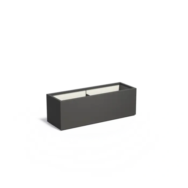 Plantenbak Carrez met bodem polyester 150x50x50 cm