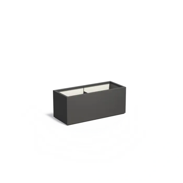 Plantenbak Carrez met bodem polyester 120x50x50 cm