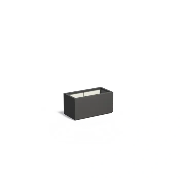 Plantenbak Carrez met bodem polyester 80x40x40 cm