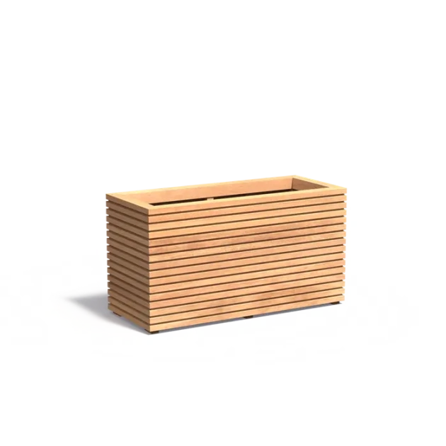 Plantenbak Malaga Rhombus hardhout 120x50x60,8 cm